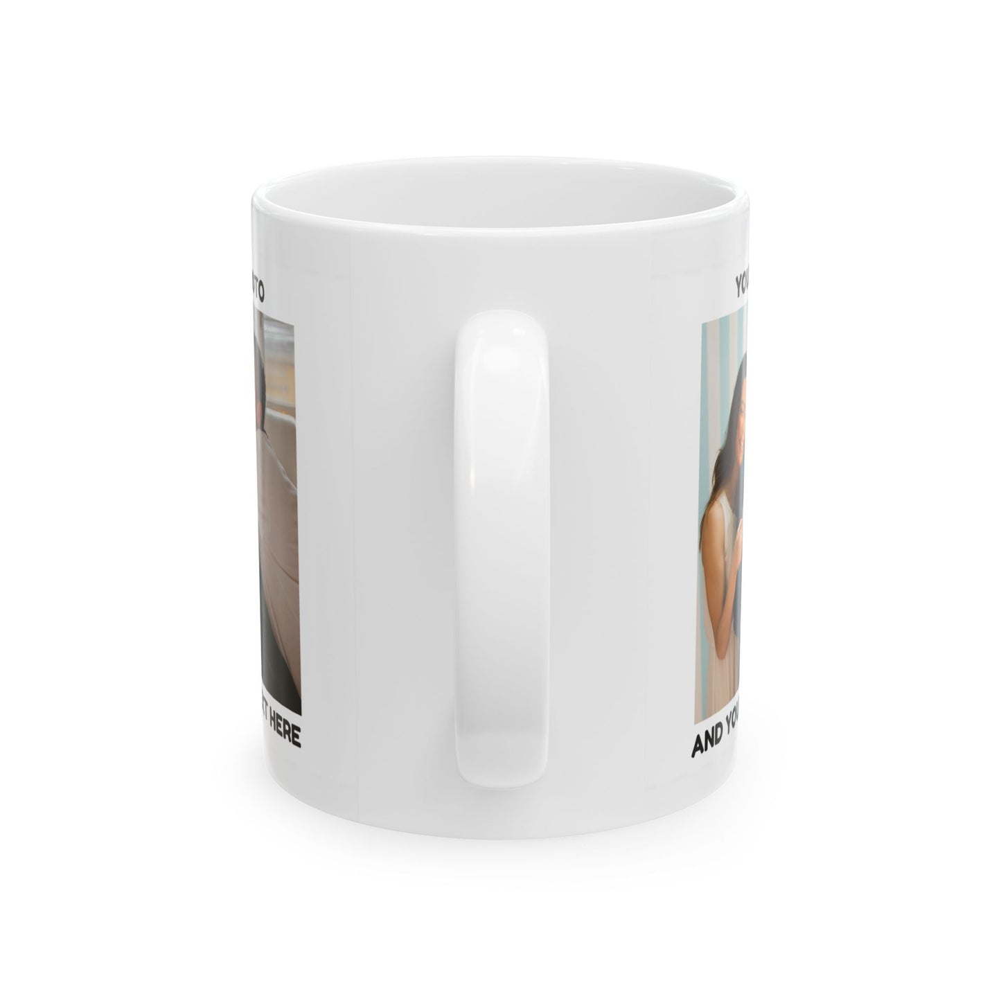 Personalized Photo Mug with Custom Text – Custom Picture Coffee Mug Gift for Dad, Mom, Friends, Couples – 11oz & 15oz