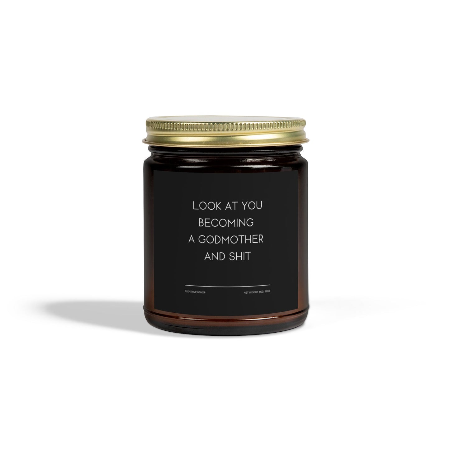 Copy of Funny Godmother Candle - "LOOK AT YOU BECOMING A GODMOTHER AND SHIT", Thoughtful Godparent Gift, Handmade Soy Wax Candle, Baptism & Baby Shower Gift