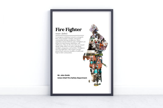 Personalized Firefighter Gift - Custom Firefighter Husband, Boyfriend, Retirement, or Birthday Keepsake