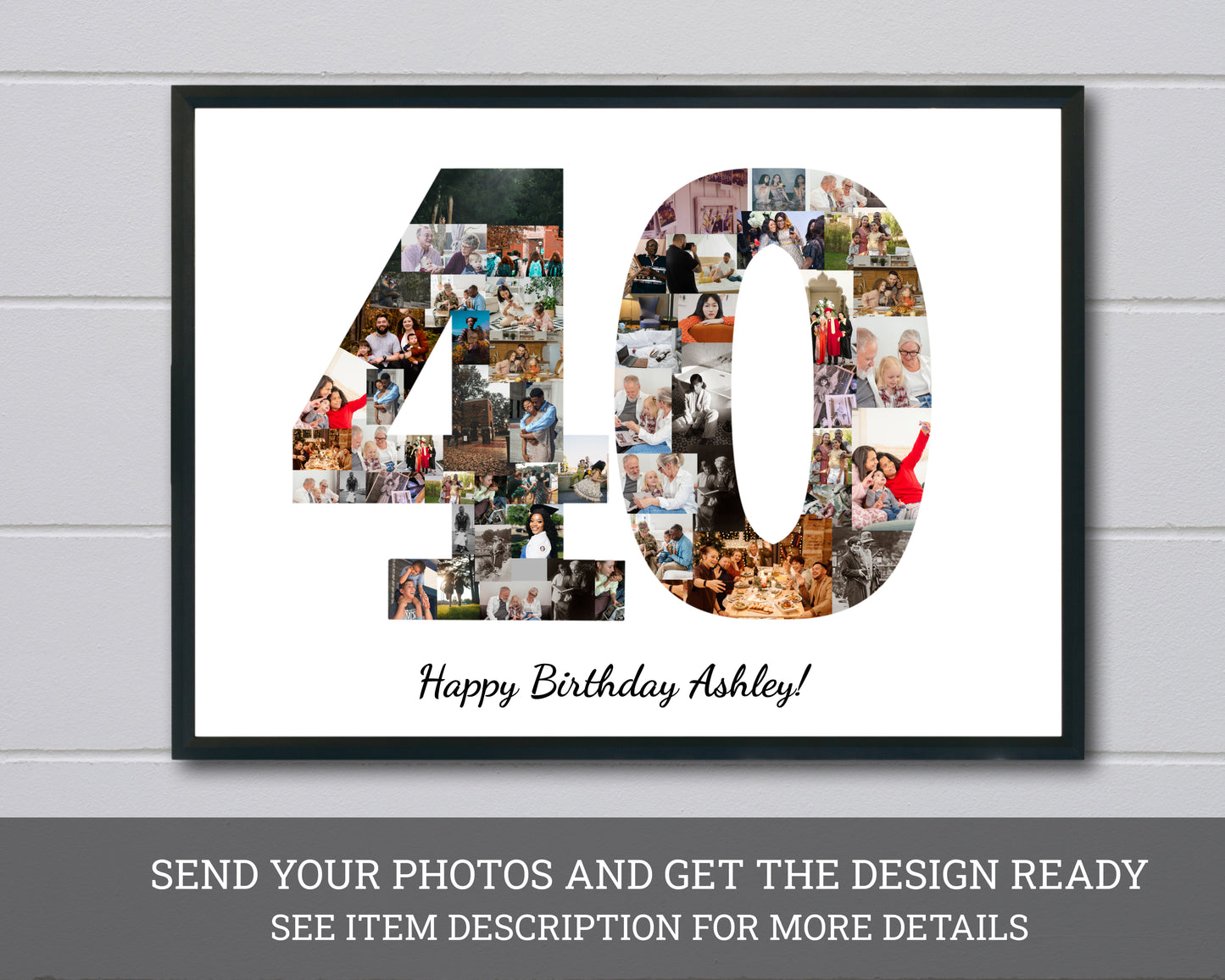 Creative 40th Birthday Photo Collage Ideas | Celebrate the Big 4-0 in Style!