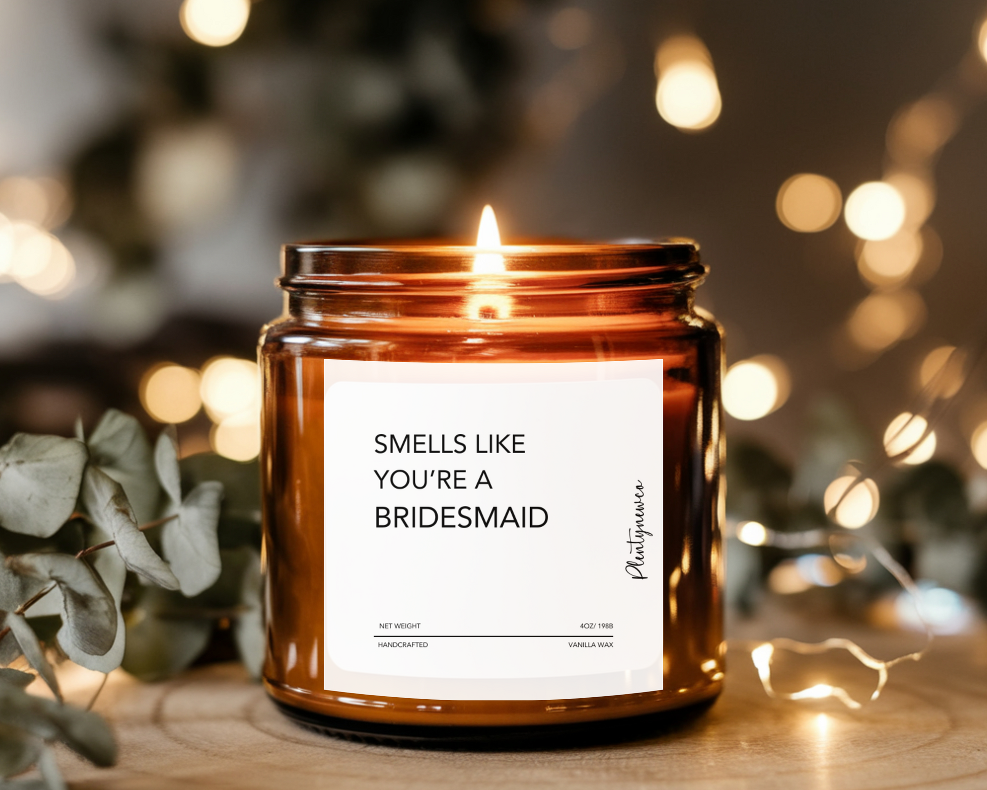 Funny Bridesmaid Proposal Candle - Smells Like You’re a Bridesmaid, Handmade Soy Wax Candle, Bridal Party Gift, Wedding Keepsake."